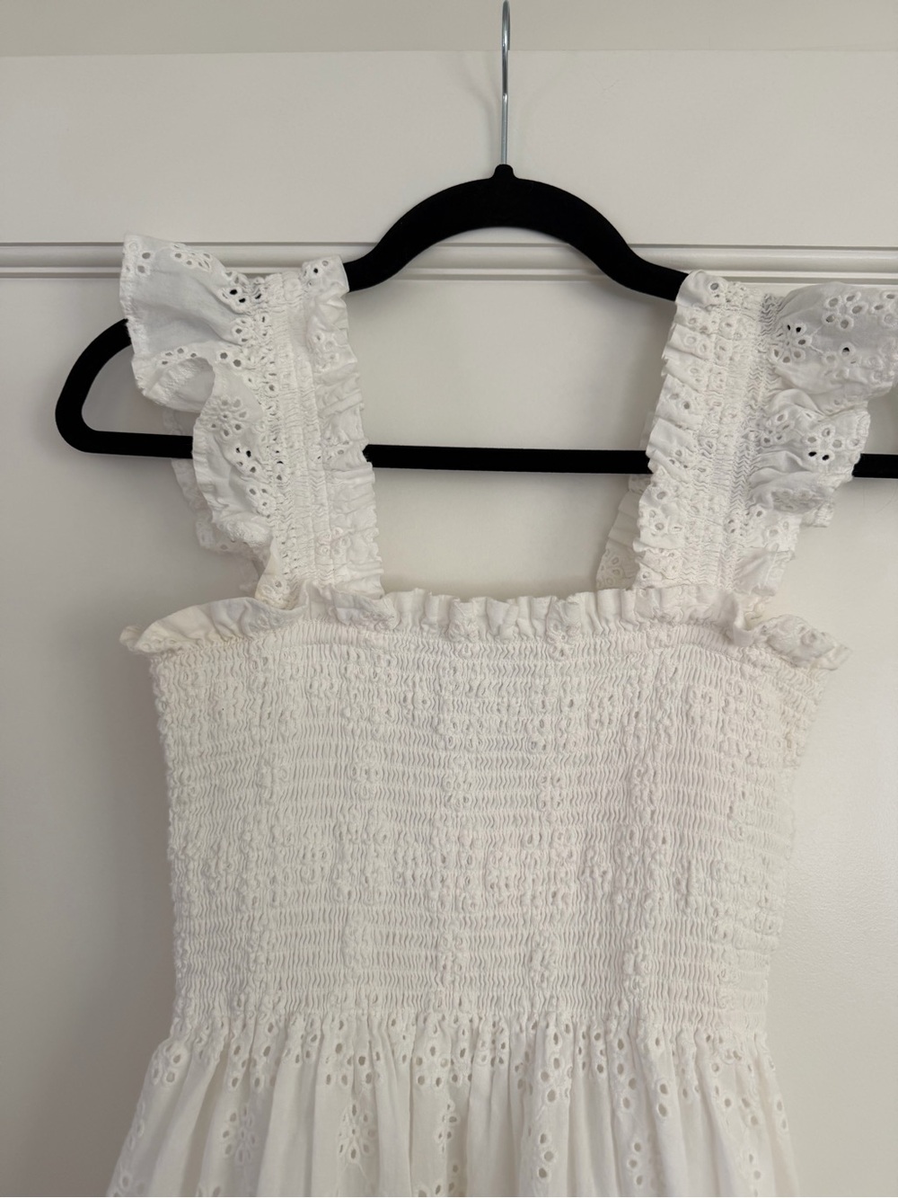 Hill House White Eyelet Nap Dress - Picture 2 of 5